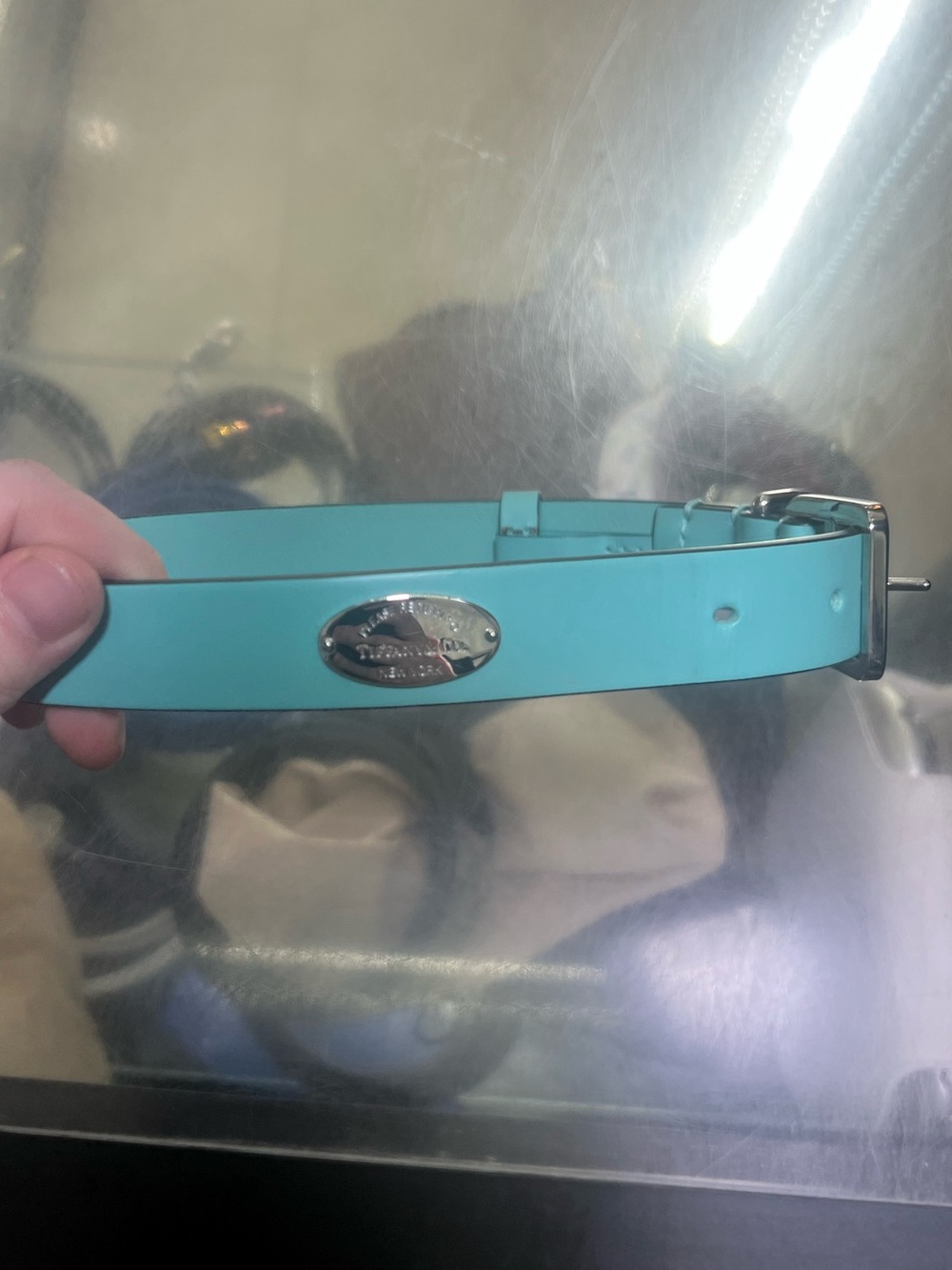 Tiffany & Co. Leather XL Dog Collar